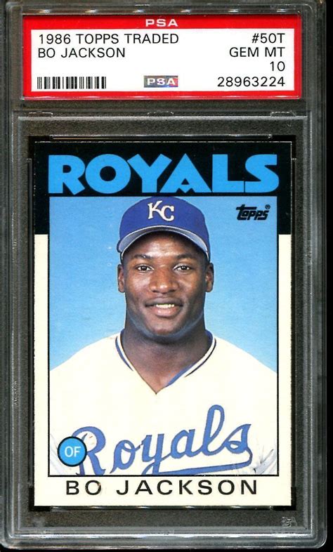 bo jackson royals baseball card|Bo Jackson Kansas City Royals Baseball Trading Cards